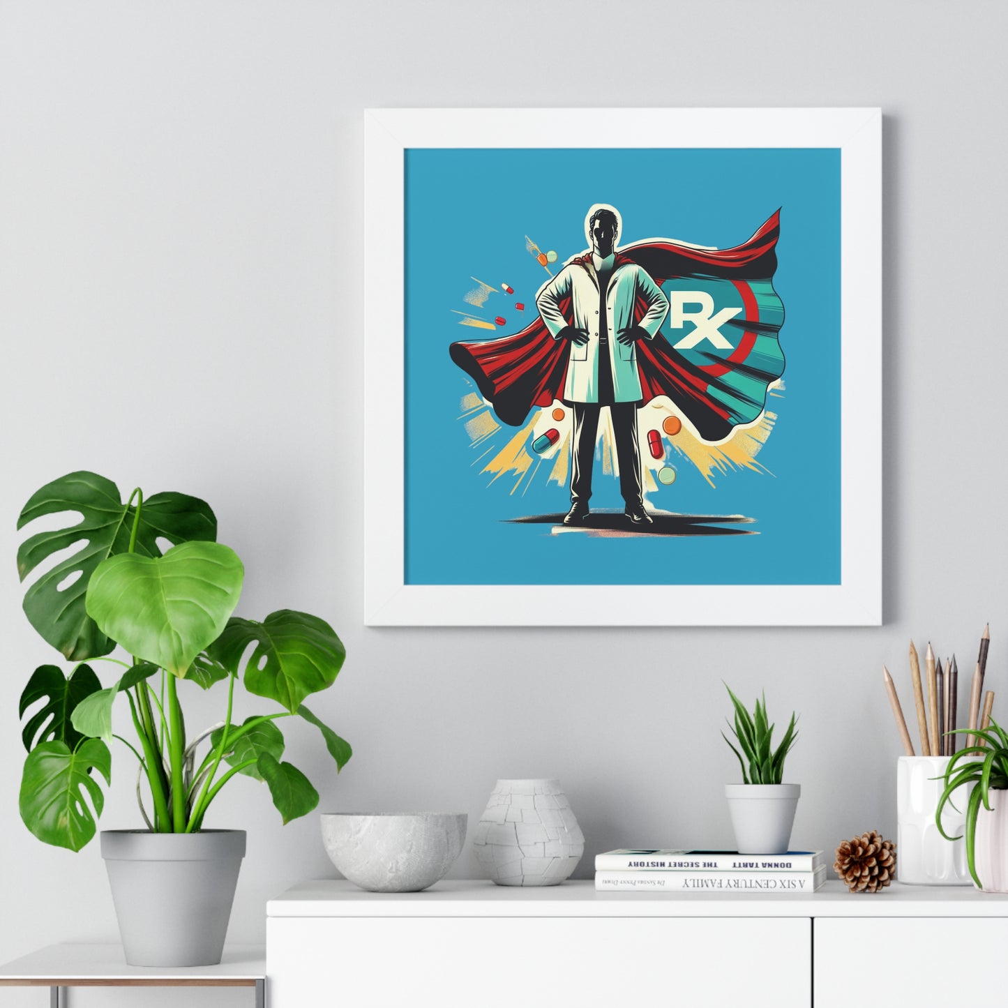 "Superhero" Framed Poster