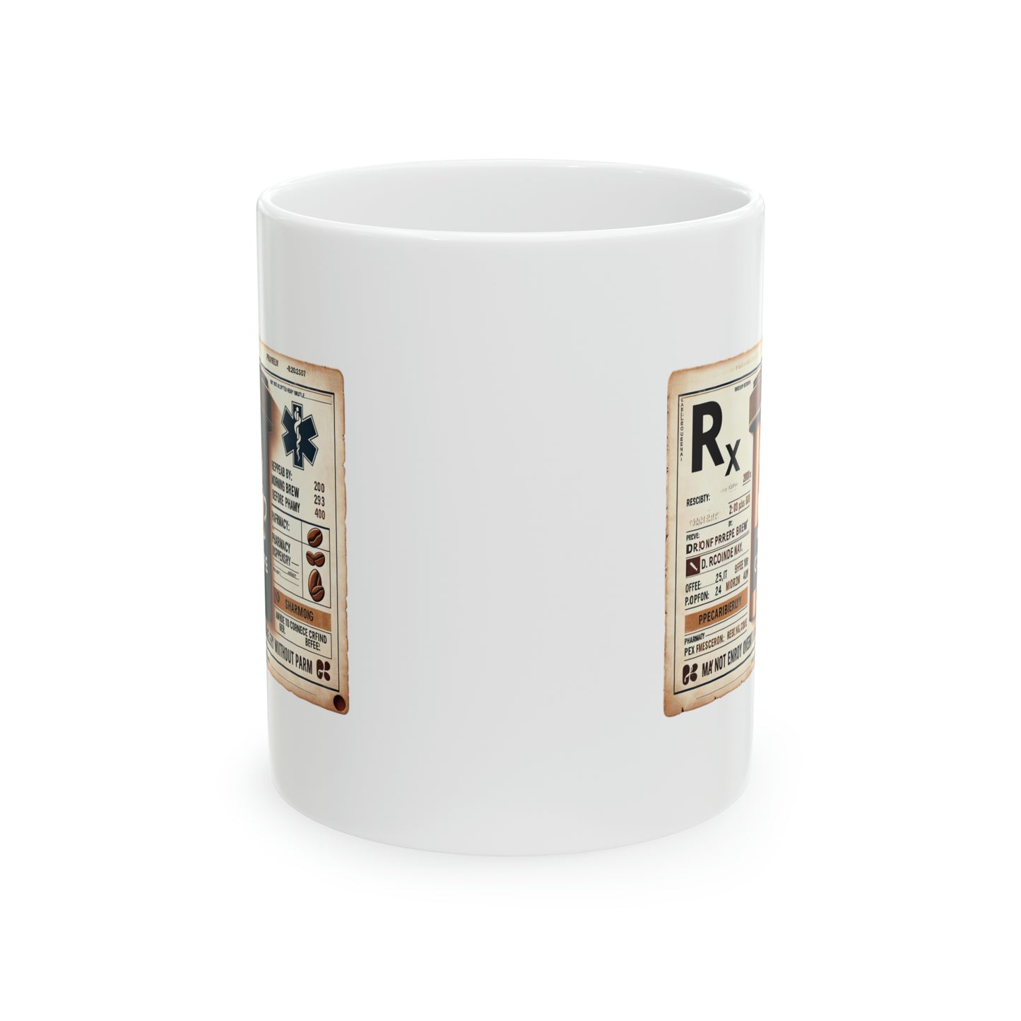 "Rx Coffee" Ceramic Mug 11oz