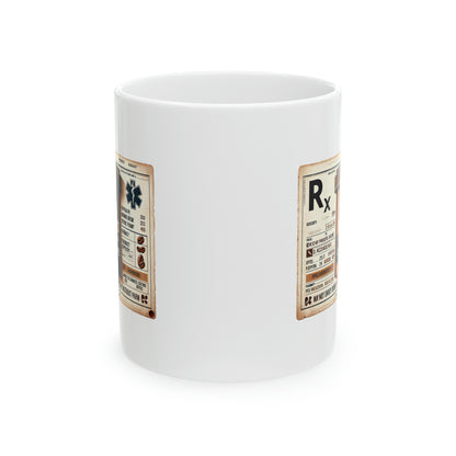 "Rx Coffee" Ceramic Mug 11oz