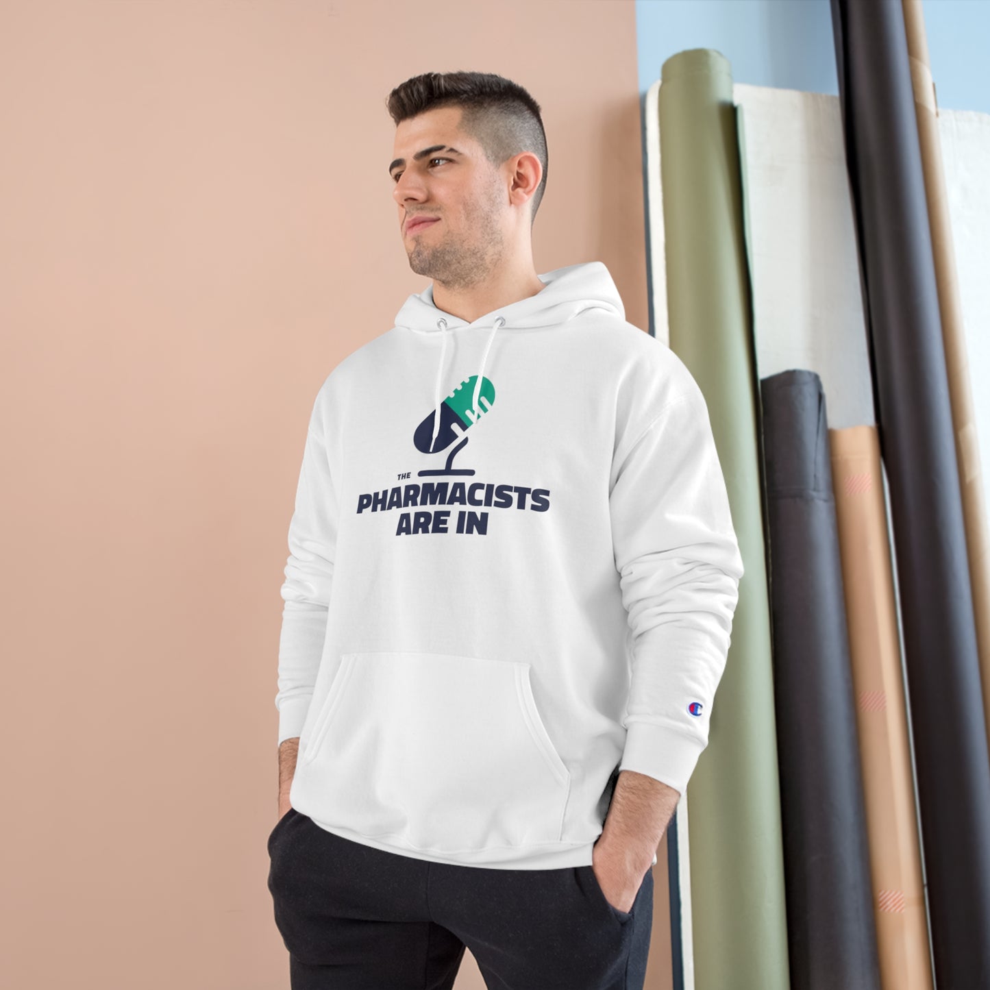 "The Pharmacists Are In" Champion Hoodie