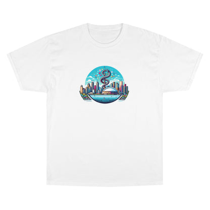 "Toronto Skyline Bowl of Hygieia" Champion T-Shirt