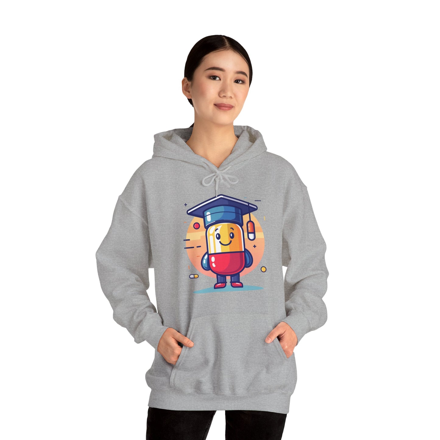 "Graduation Pill" Unisex Heavy Blend™ Hooded Sweatshirt