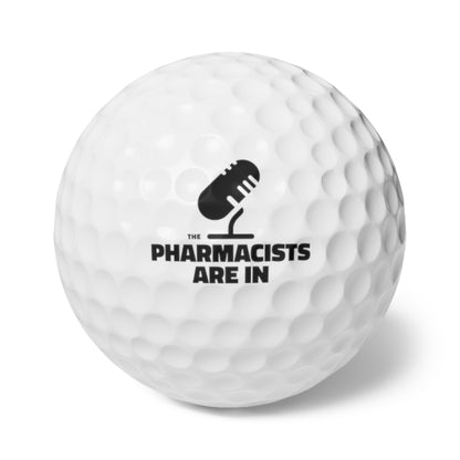 "The Pharmacists Are In" Golf Balls, 6pcs