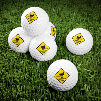 "The Pharmacy Zone" Golf Balls, 6pcs