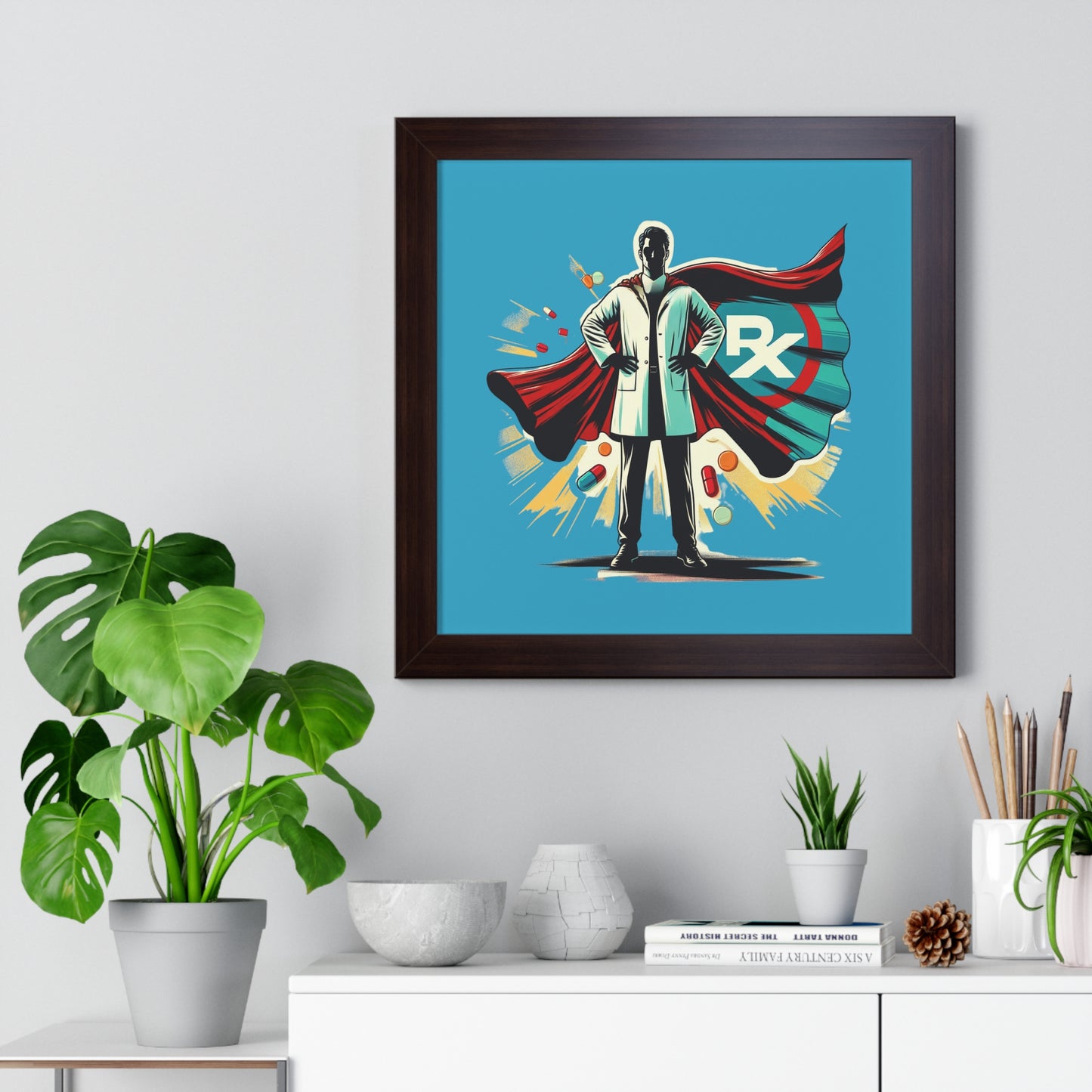 "Superhero" Framed Poster