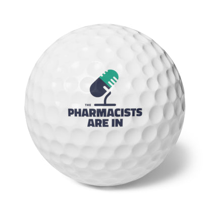 "The Pharmacists Are In" Golf Balls, 6pcs