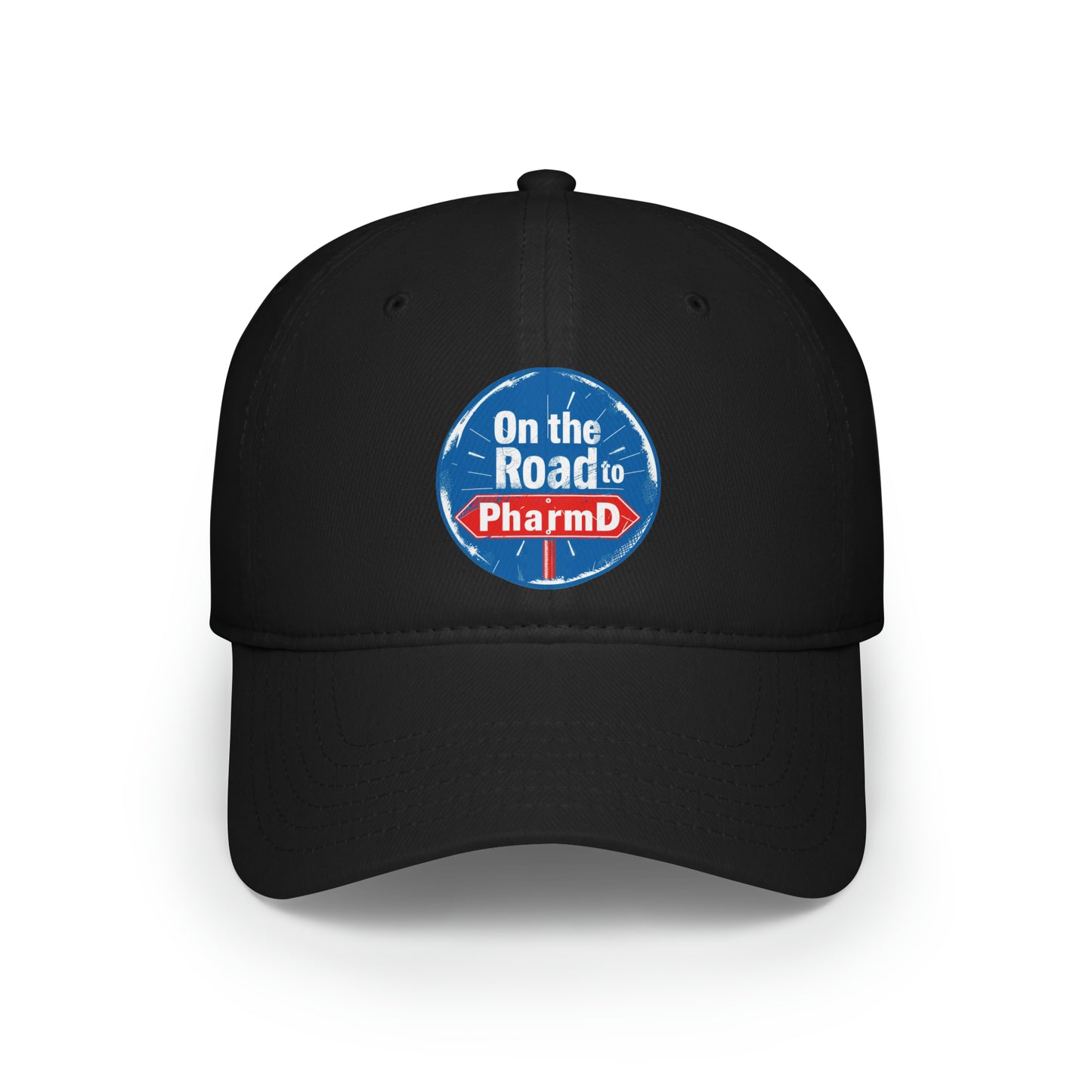 "On the Road to PharmD" Low Profile Baseball Cap