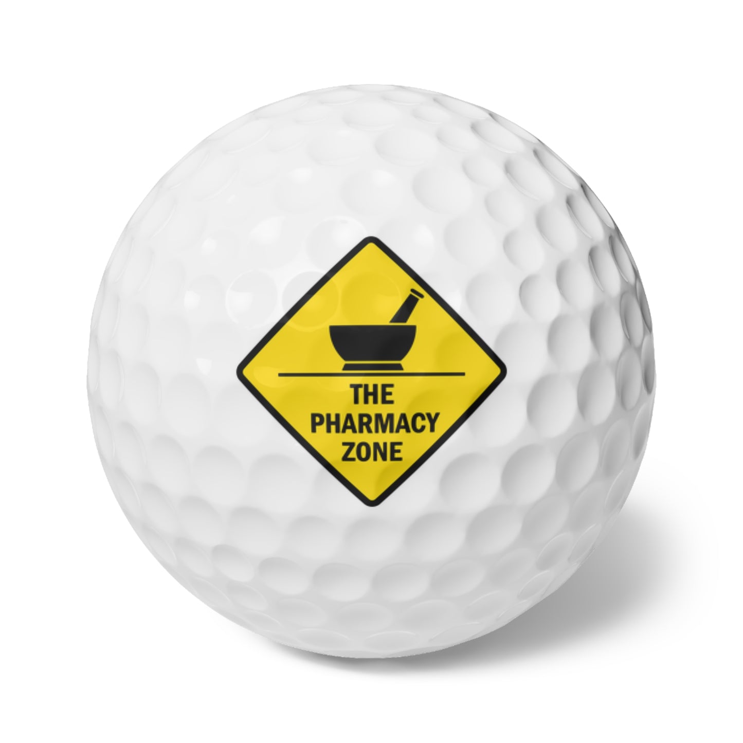 "The Pharmacy Zone" Golf Balls, 6pcs