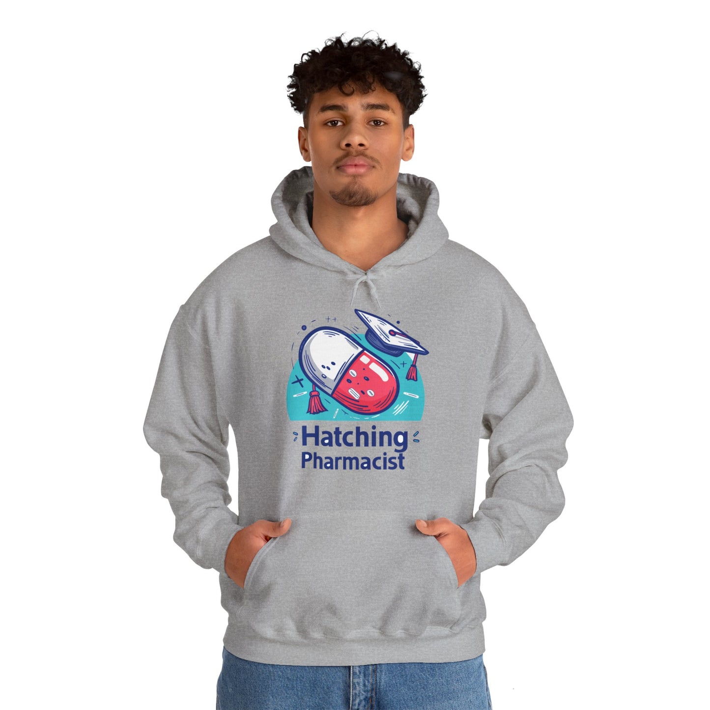 "Hatching Pharmacist" Unisex Heavy Blend™ Hooded Sweatshirt