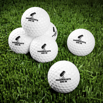 "The Pharmacists Are In" Golf Balls, 6pcs