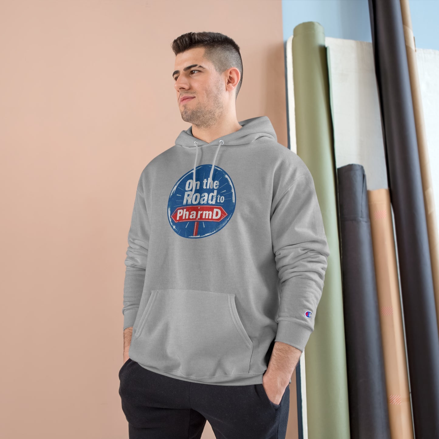 "On the Road to PharmD" Champion Hoodie