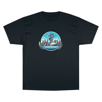 "Toronto Skyline Bowl of Hygieia" Champion T-Shirt