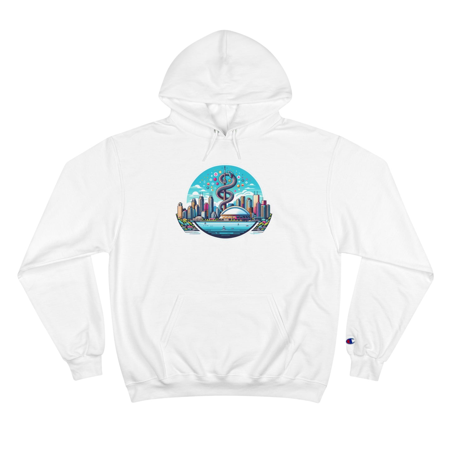 "Toronto Skyline Bowl of Hygieia" Champion Hoodie