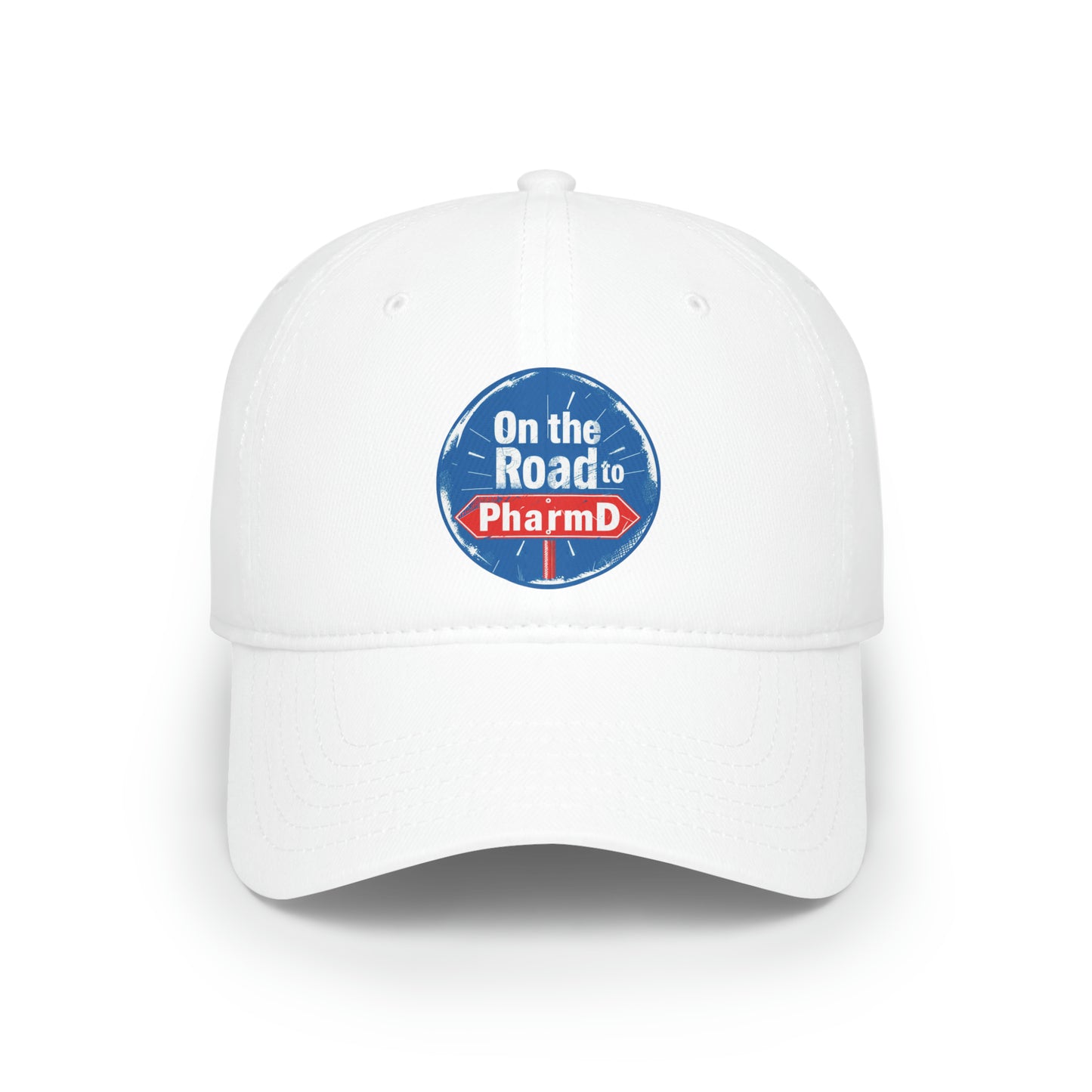 "On the Road to PharmD" Low Profile Baseball Cap