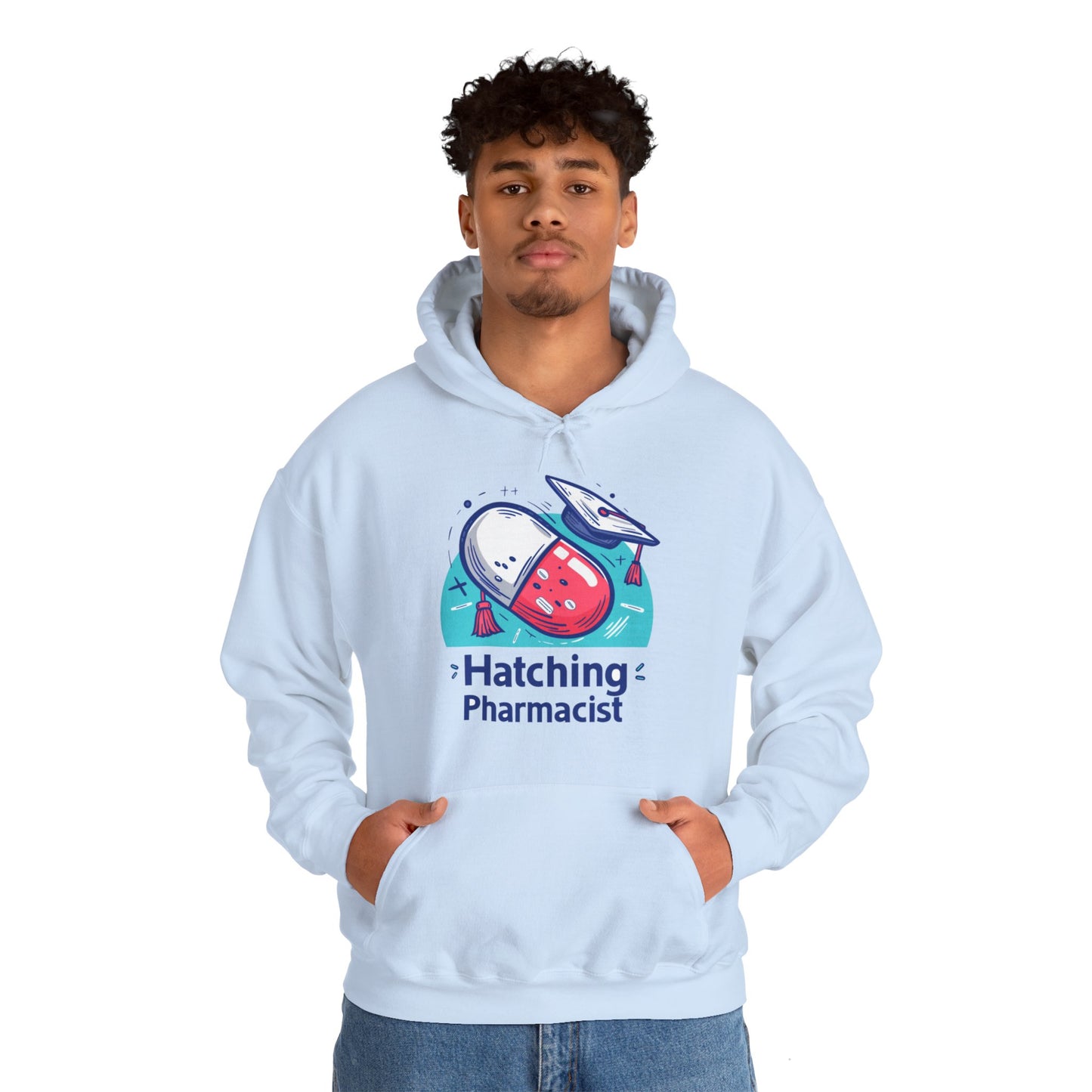 "Hatching Pharmacist" Unisex Heavy Blend™ Hooded Sweatshirt