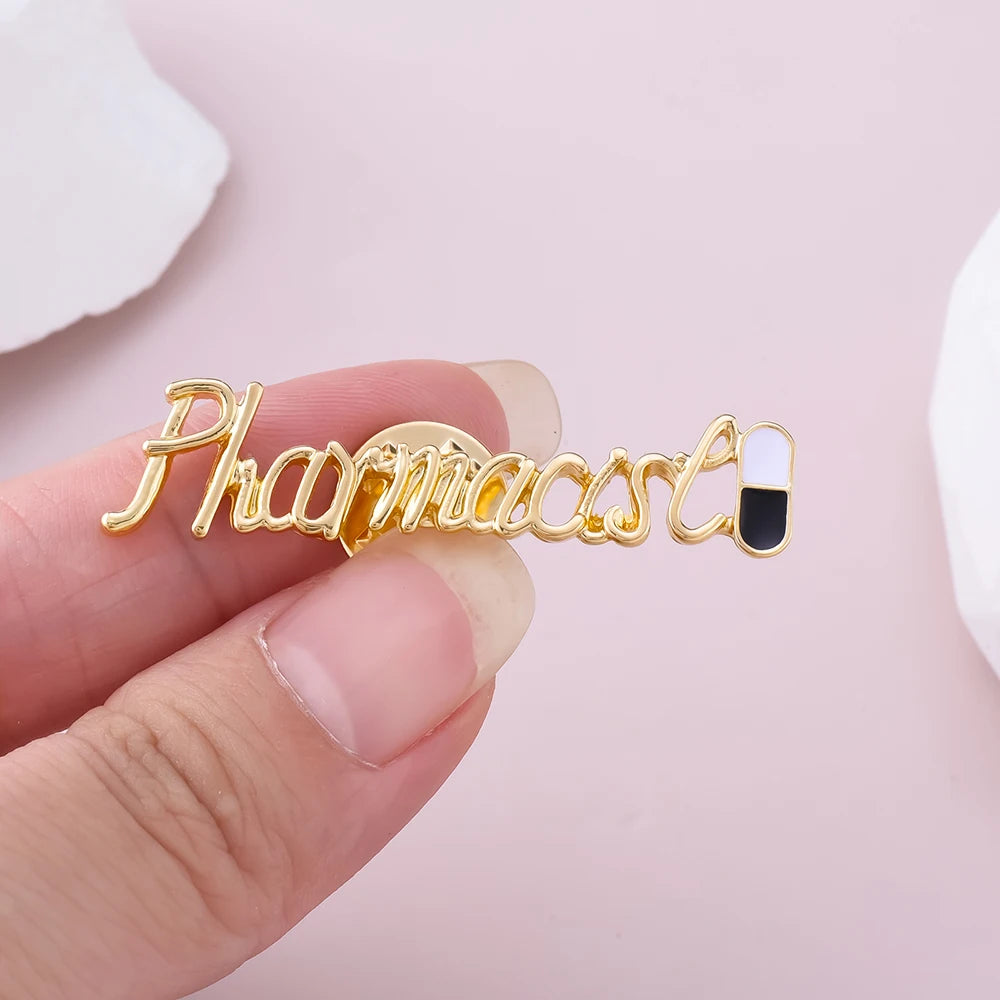 "Pharmacist" Brooch Pin